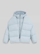 BOSS Orange Regular Fit Steppjacke mit abnehmbarem Schal und Ärmeln Mo...