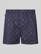 POCKIES Boxershorts mit elastischem Bund in Marine, Größe L