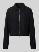 Marc Cain Regular Fit Blazer aus Schurwolle mit Zweiwege-Reißverschlus...