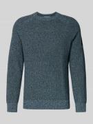 Tom Tailor Denim Regular Fit Strickpullover aus reiner Baumwolle in Du...