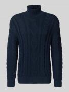 SELECTED HOMME Regular Fit Rollkragenpullover aus reiner Baumwolle Mod...
