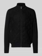 bugatti Hybridjacke mit Reißverschlusstaschen in Dunkelgrau, Größe L