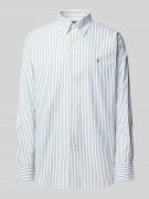 Polo Ralph Lauren Relaxed Fit Business-Hemd mit Knopfleiste in Gruen, ...