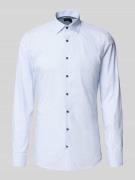 OLYMP No. Six Super Slim Fit Businesshemd aus Baumwoll-Mix in Weiss, G...