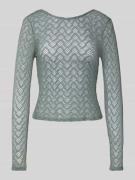 Only Slim Fit Langarmshirt aus Baumwoll-Mix Modell 'ANGILA' in Schilf,...
