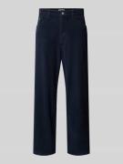 REVIEW Cordhose mit 5-Pocket-Design in Marine, Größe L