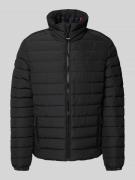 Superdry Steppjacke mit Stehkragen Modell 'Fuji' in Black, Größe M