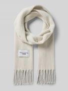 Marc O'Polo Denim Schal aus reiner Schurwolle in Silber Melange, Größe...