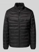 Jack & Jones Steppjacke mit Eingrifftaschen in Black, Größe M
