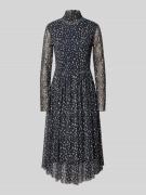 Smith and Soul Midikleid mit Stehkragen in Dunkelblau, Größe XS