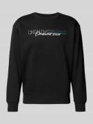 Tom Tailor Denim Regular Fit Sweatshirt aus Baumwoll-Mix in Black, Grö...