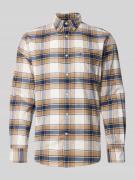 Tommy Hilfiger Regular Fit Flanellhemd aus reiner Baumwolle in Offwhit...