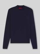 HUGO Regular Fit Strickpullover aus Viskose-Mix Modell 'SAN MARC' in M...
