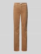 Cambio Flared Cordhose mit 5-Pocket-Design Modell 'PARIS' in Camel, Gr...