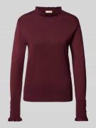 FREE/QUENT Regular Fit Longsleeve aus Viskose-Mix Modell 'Katie' in Bo...