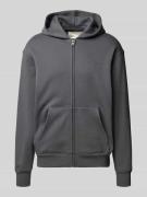 CHAMPION Sweatjacke mit Kapuze in Anthrazit, Größe L