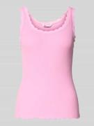 Only Slim Fit Tank Top aus Baumwoll-Mix Modell 'SARA SHARAI' in Pink, ...