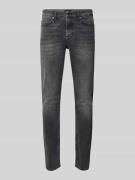 BOSS Orange Slim Fit Jeans aus Baumwoll-Mix Modell 'DELAWARE' in Graph...