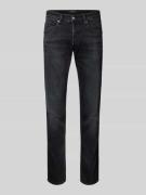 Replay Straight Fit Jeans mit Eingrifftaschen Modell 'GROVER' in Black...