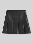 HUGO Mini-Rock in Lederoptik mit Falten Modell 'RENORE' in Black, Größ...