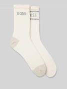 BOSS Socken aus Baumwoll-Mix im 2er-Pack in Offwhite, Größe 36-42