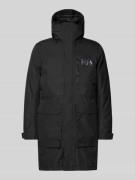 Helly Hansen Parka mit Label-Print in Black, Größe XL