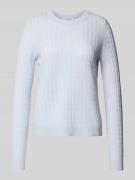 Christian Berg Woman Strickpullover aus reinem Kaschmir in Hellblau, G...