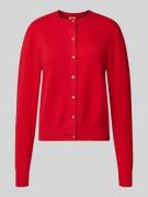 Levi's® Strickjacke mit Rundhalsausschnitt Modell 'TARA' in Rot, Größe...