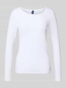 Polo Ralph Lauren Longsleeve mit Logo-Stitching in Weiss, Größe XL