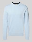 Tom Tailor Denim Regular Fit Pullover aus reiner Baumwolle in Hellblau...