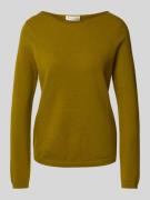 Marc O'Polo Regular Fit Strickpullover mit Schurwoll-Anteil in Oliv, G...
