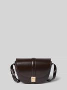 Marc O'Polo Umhängetasche aus edlem Rindsleder in Dunkelbraun, Größe 1