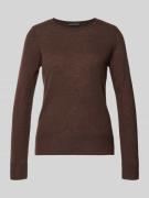 Betty Barclay Strickpullover aus Kaschmir in Dunkelbraun, Größe 38
