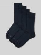 BOSS Socken aus Baumwoll-Mix im 4er-Pack in Dunkelblau, Größe 39-42