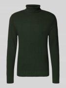 SELECTED HOMME Regular Fit Rollkragenpullover aus reiner Baumwolle Mod...