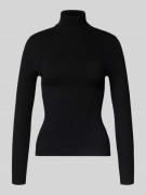 Only Slim Rollkragenpullover aus Viskose-Mix Modell 'KAROL' in Black, ...