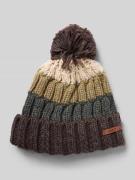 Barts Strickmütze mit Bommel Modell 'WILHELM' in Petrol, Größe 1