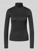 Vero Moda Slim Fit Turtleneck aus Viskose-Mix Modell 'LAVA GLITTER' in...