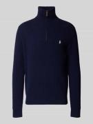 Polo Ralph Lauren Loose Fit Strickpullover aus Woll-Baumwoll-Mix in Ma...