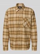 Dickies Regular Fit Freizeithemd mit Brusttasche in Beige, Größe M