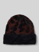 Tom Tailor Mütze mit Baumwoll-Anteil in Dunkelbraun, Größe 1