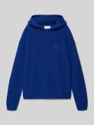 Calvin Klein Jeans Hoodie in Strick-Optik in Royal, Größe 140