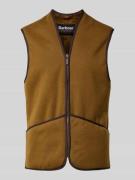 Barbour Regular Fit Weste aus Webpelz in Beige, Größe 38