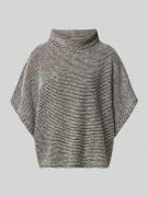 Apricot Strickpullover mit Rollkragen in Black, Größe M