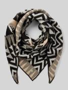 Codello Schal mit Woll-Anteil Modell 'Intarsien' in Mittelgrau, Größe ...