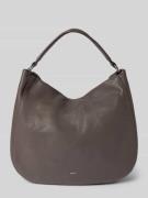 Abro Handtasche mit Logo-Applikation Modell 'Mia' in Dunkelgrau, Größe...