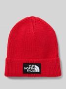 The North Face Beanie in Strick-Optik mit Logo-Patch Modell 'Box' in R...