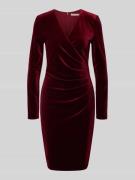 Christian Berg Cocktail Knielanges Cocktailkleid mit V-Ausschnitt in B...