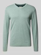 Tom Tailor Regular Fit Pullover aus reiner Baumwolle in Mint, Größe L