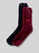 camano Socken im 2er-Pack Modell 'WOMEN SUSTAINABLE COSY' in Bordeaux,...